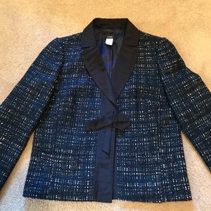 J.Crew Midnight Tweed Gala Jacket